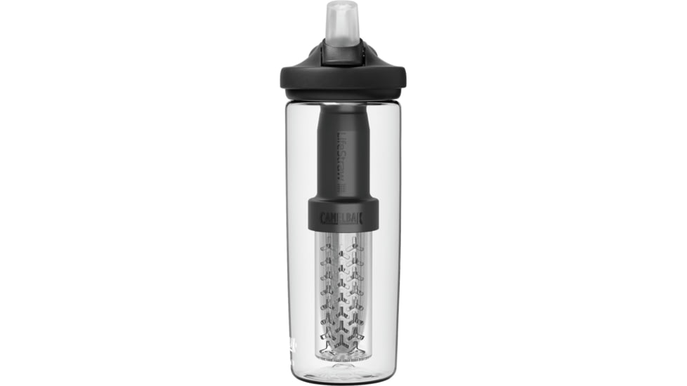 CamelBak eddy+ 20oz Bottle, filtered by LifeStraw, Clear, 2553101060