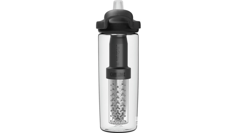 CamelBak eddy+ 20oz Bottle, filtered by LifeStraw, Clear, 2553101060