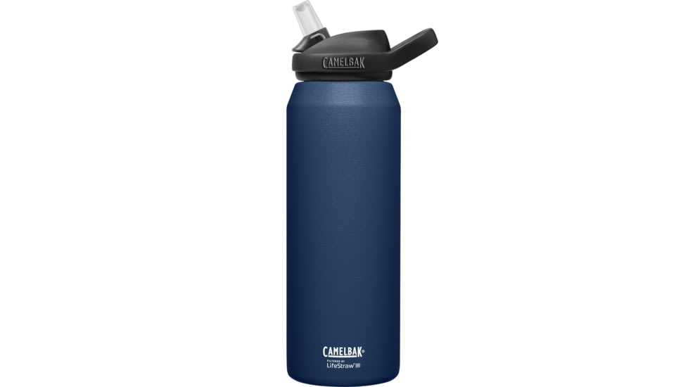CamelBak eddy+ 32oz SST Vacuum Insulated Bottle, filtered by LifeStraw, Navy, 2552401001