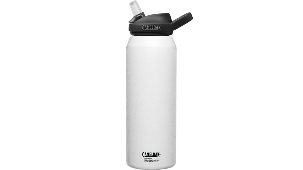 CamelBak eddy+ 32oz SST Vacuum Insulated Bottle, filtered by LifeStraw, White, 2552101001