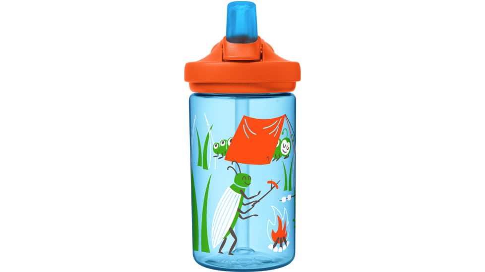 CamelBak Eddy+ Kids 14 oz LE Water Bottle, Camping Bugs, 14oz, 2689301041