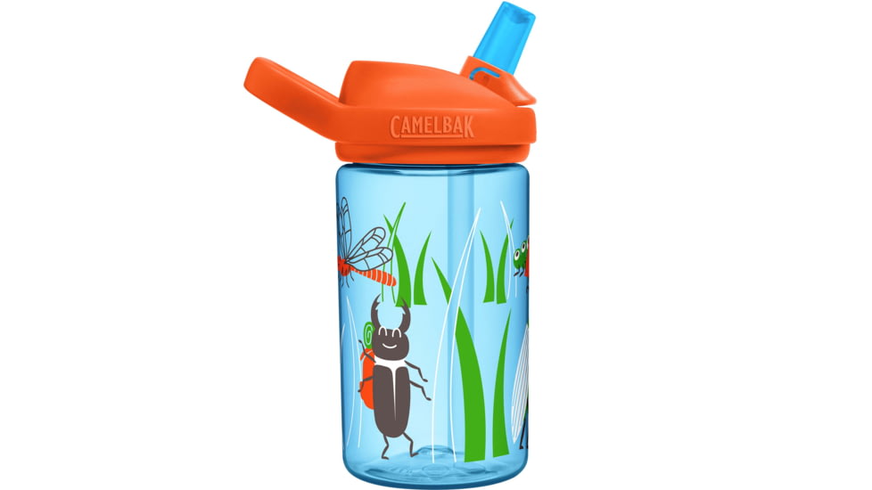 CamelBak Eddy+ Kids 14 oz LE Water Bottle, Camping Bugs, 14oz, 2689301041