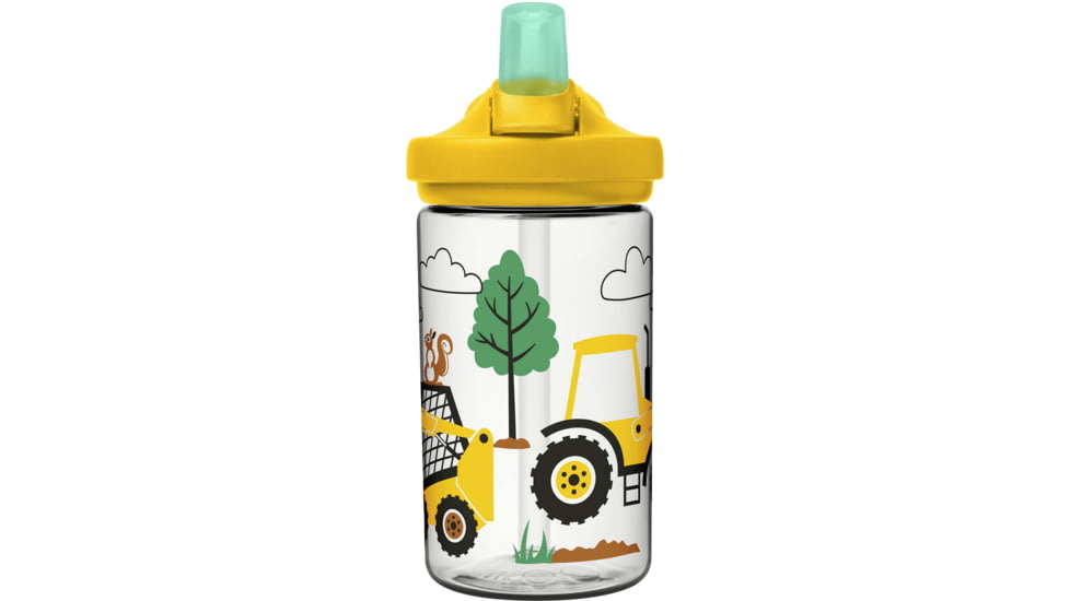 CamelBak Eddy+ Kids 14 oz LE Water Bottle, Tractors/Trees, 14oz, 2689701041