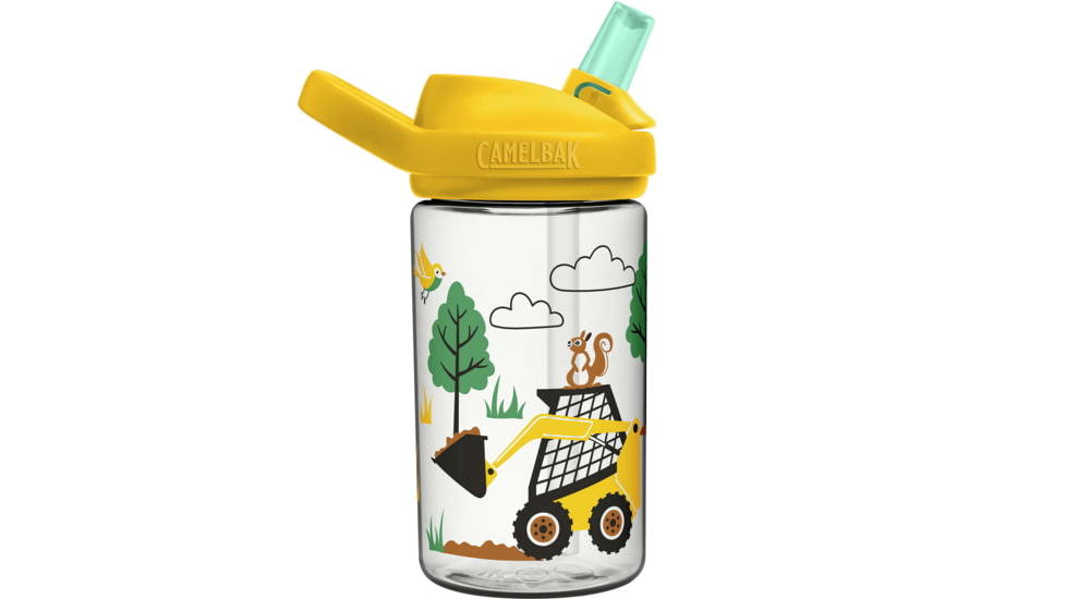 CamelBak Eddy+ Kids 14 oz LE Water Bottle, Tractors/Trees, 14oz, 2689701041