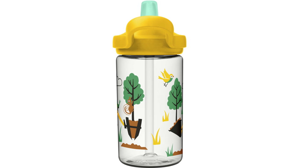 CamelBak Eddy+ Kids 14 oz LE Water Bottle, Tractors/Trees, 14oz, 2689701041