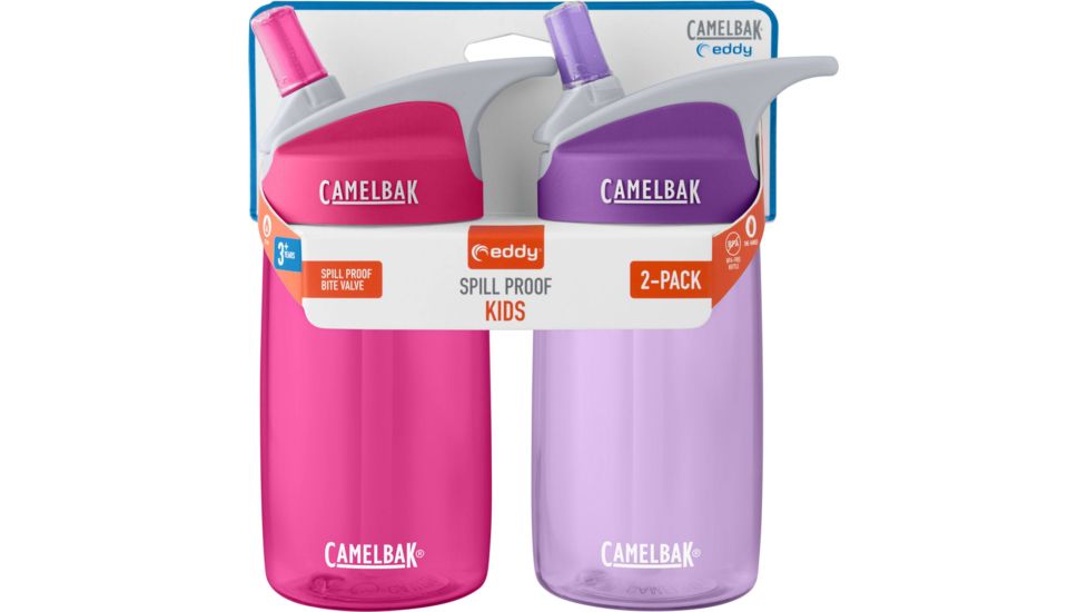 CamelBak Eddy Kids - 2-Pack, Pink/Lilac, .4 Liter, 1895903075