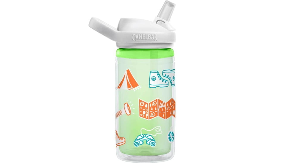 CamelBak Eddy+ Kids Insulated Water Bottle, 14oz, Adventure Map, 2283101040