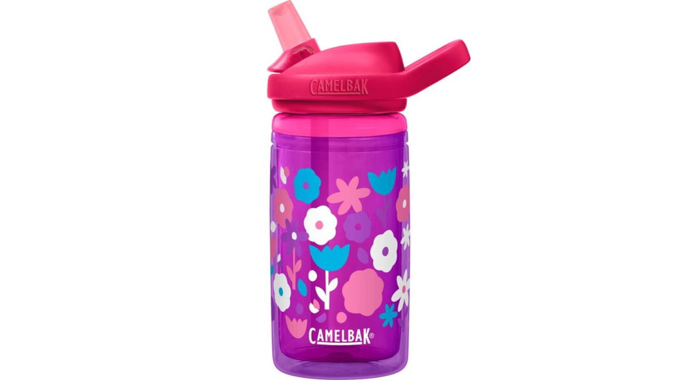 CamelBak Eddy+ Kids Insulated Water Bottle, 14oz, Flower Power, 2283601040