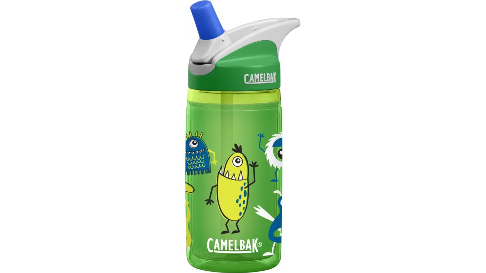 CamelBak Eddy Kids Insulated Water Bottle, Green Cyclopsters, 0.4L, 1305302040