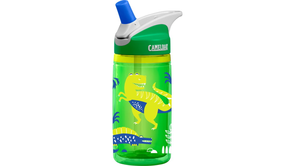 CamelBak eddy Kids Insulated Water Bottle-Green Dinos