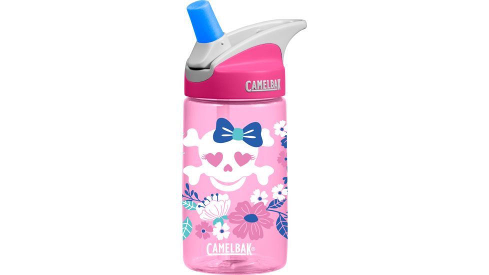 CamelBak eddy Kids Water Bottle-Flowers and Skulls