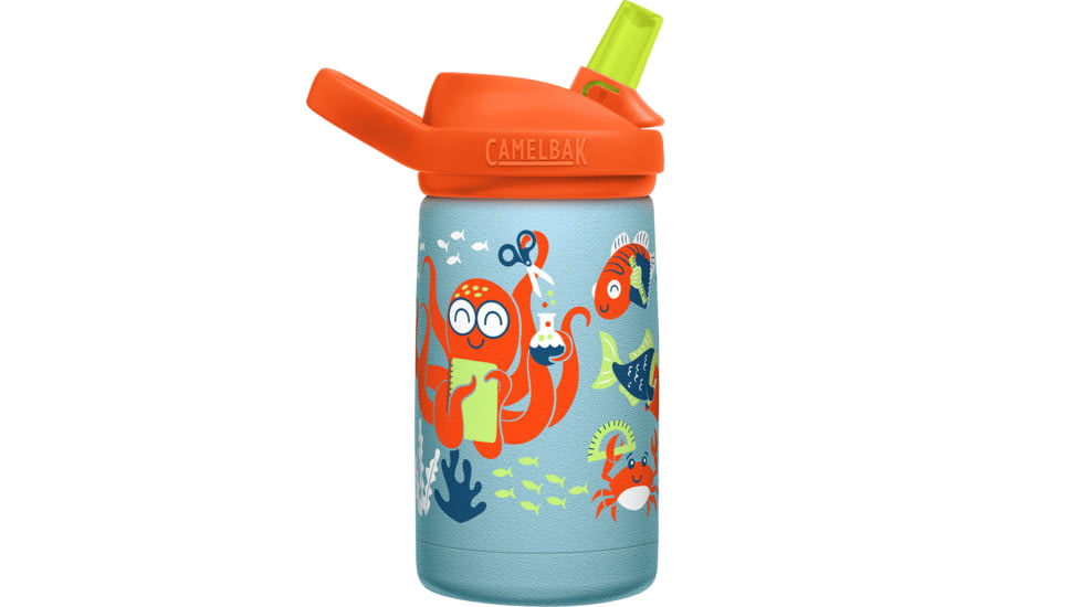 CamelBak Eddy Stainless Vacuum Insulated Water Bottle, School of Fish, 12 oz, 2752401035