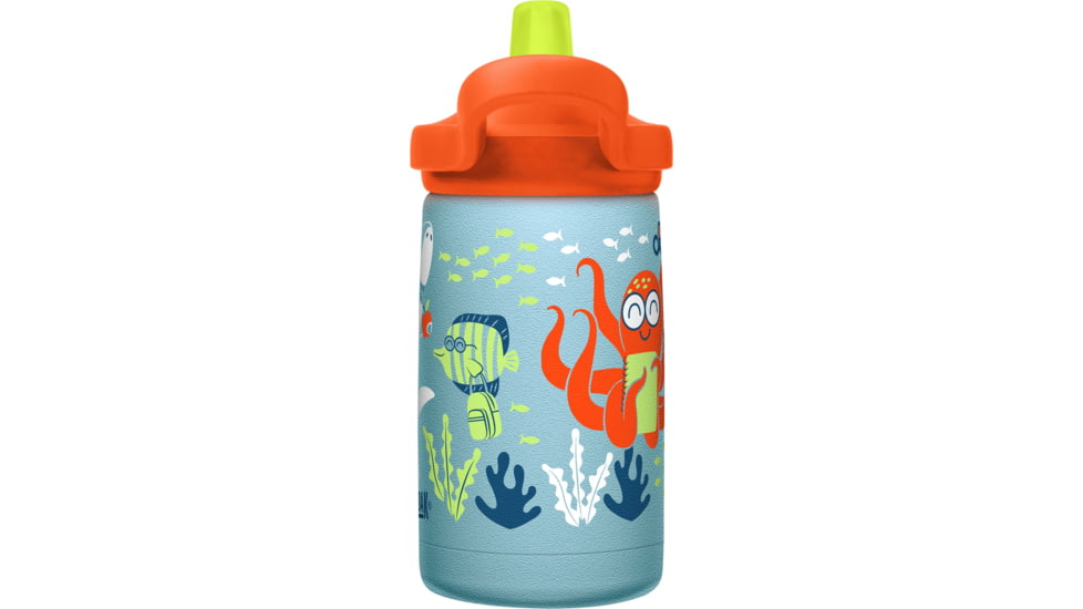 CamelBak Eddy Stainless Vacuum Insulated Water Bottle, School of Fish, 12 oz, 2752401035