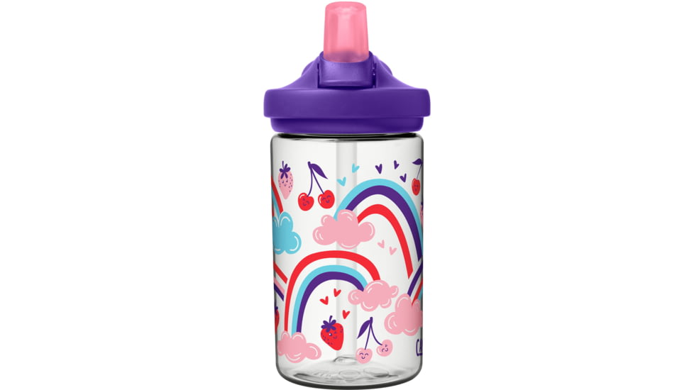 CamelBak Eddy Water Bottle - Kids, Berry Rainbow, 14 oz, 2689103041