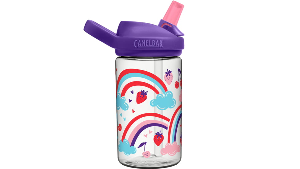 CamelBak Eddy Water Bottle - Kids, Berry Rainbow, 14 oz, 2689103041