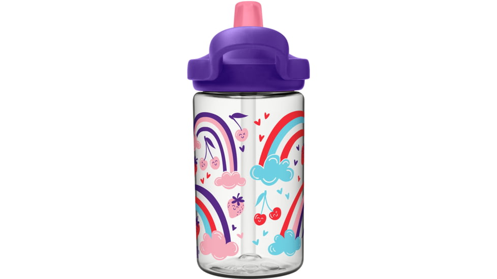 CamelBak Eddy Water Bottle - Kids, Berry Rainbow, 14 oz, 2689103041