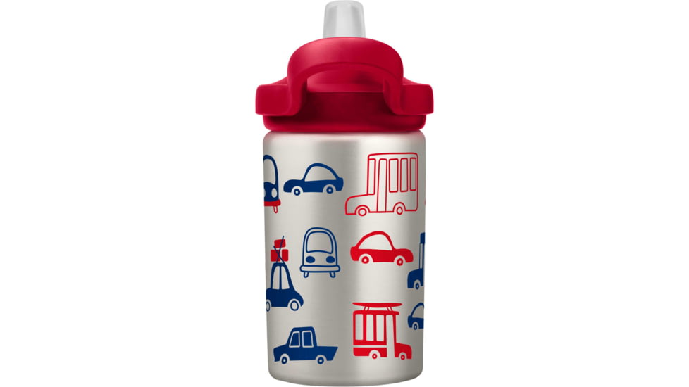 CamelBak Eddy Water Bottle - Kids, Cars/Trucks, 14oz, 2305101040
