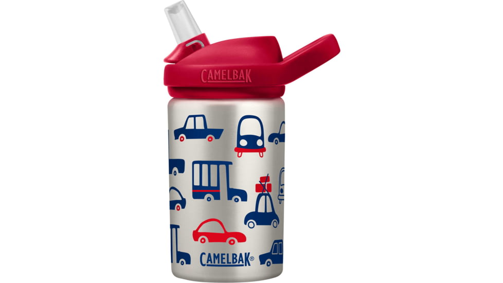 CamelBak Eddy Water Bottle - Kids, Cars/Trucks, 14oz, 2305101040