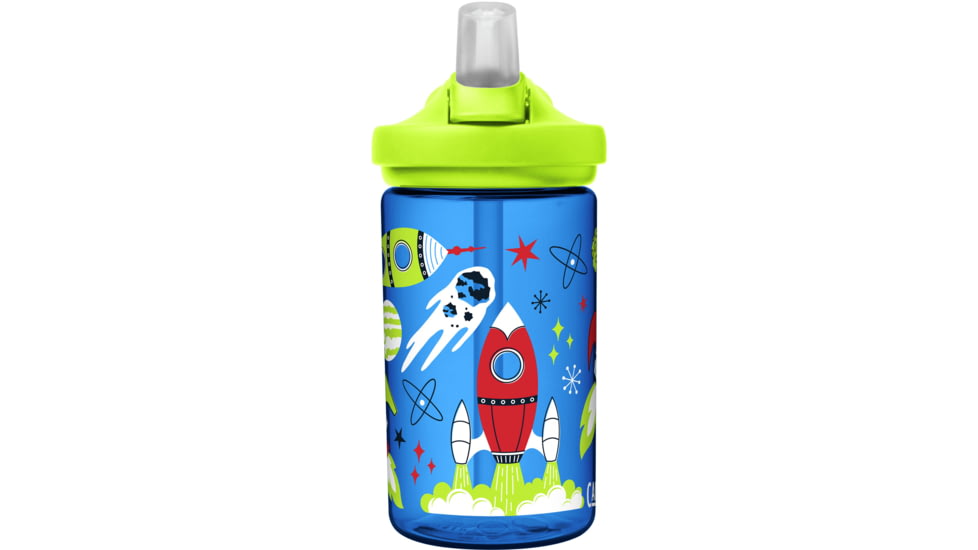 CamelBak Eddy Water Bottle - Kids, Retro Rockets, 14 oz, 2689403041