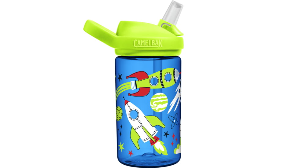 CamelBak Eddy Water Bottle - Kids, Retro Rockets, 14 oz, 2689403041
