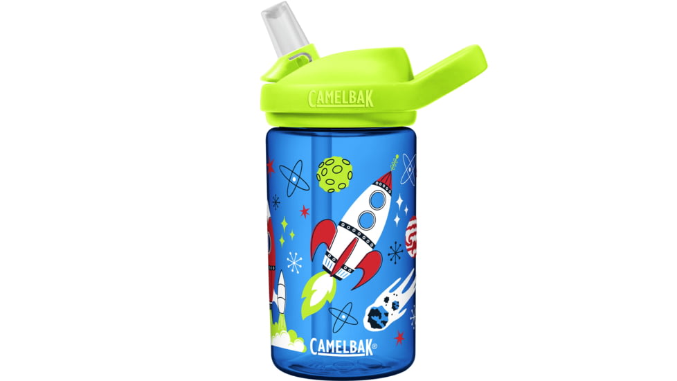 CamelBak Eddy Water Bottle - Kids, Retro Rockets, 14 oz, 2689403041