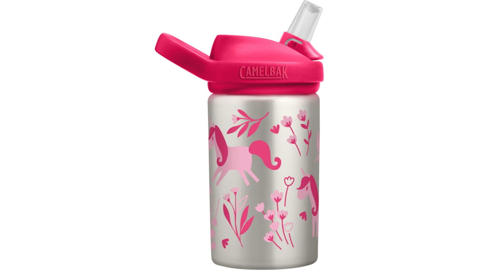 CamelBak Eddy Water Bottle - Kids, Unicorn &amp; Blooms, 14oz, 2305104040