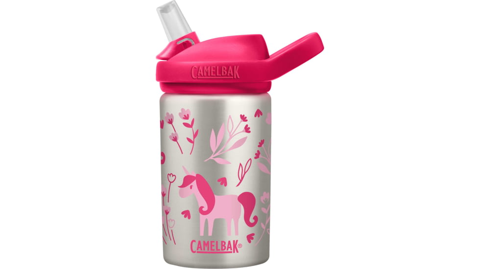 CamelBak Eddy Water Bottle - Kids, Unicorn &amp; Blooms, 14oz, 2305104040