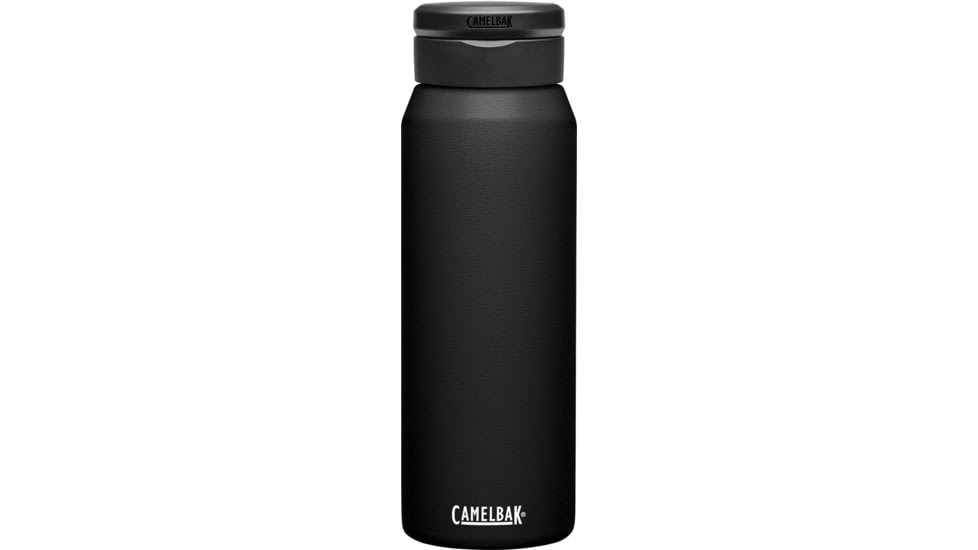 CamelBak Fit Cap SST Vacuum Insulated 32Oz Water Bottle, Black, 1L / 32 oz, 2898001001