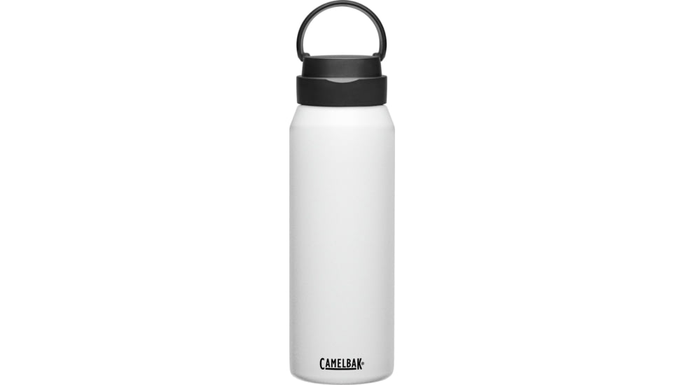 CamelBak Fit Cap SST Vacuum Insulated 32Oz Water Bottle, White, 1L / 32 oz, 2898101001