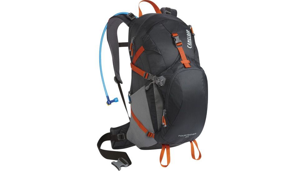 CamelBak Fourteener 24 Backpack Mens, Charcoal/Rust Orange, One Size, 1482001000