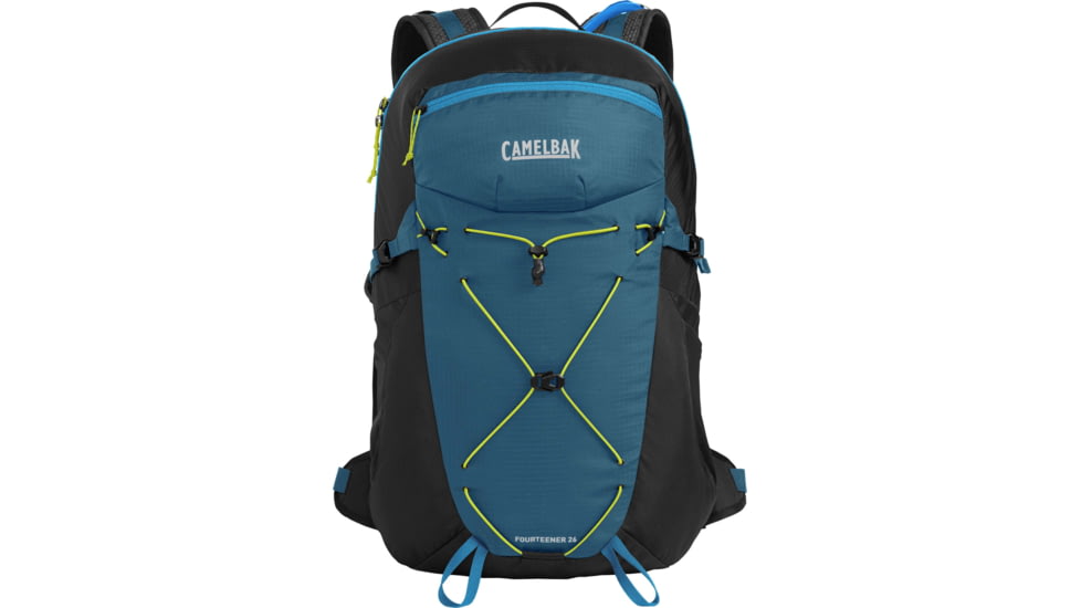 CamelBak Fourteener 26 Hydration Pack, Gibraltar Navy/Summer Lime, One Size, 2864401000