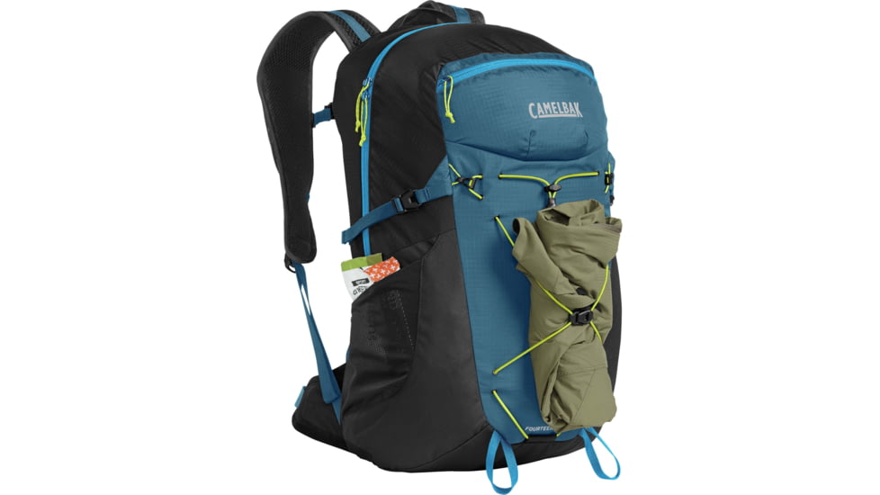 CamelBak Fourteener 26 Hydration Pack, Gibraltar Navy/Summer Lime, One Size, 2864401000