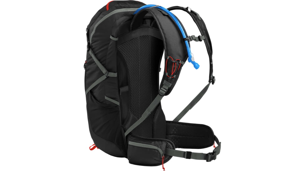 CamelBak Fourteener 32 Hydration Pack, Black/Red Poppy, One Size, 2812001000