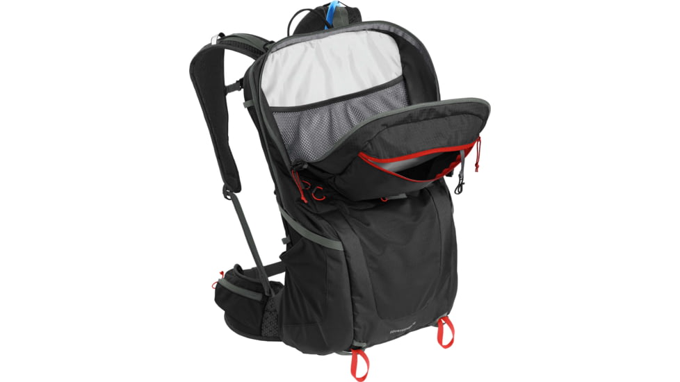 CamelBak Fourteener 32 Hydration Pack, Black/Red Poppy, One Size, 2812001000