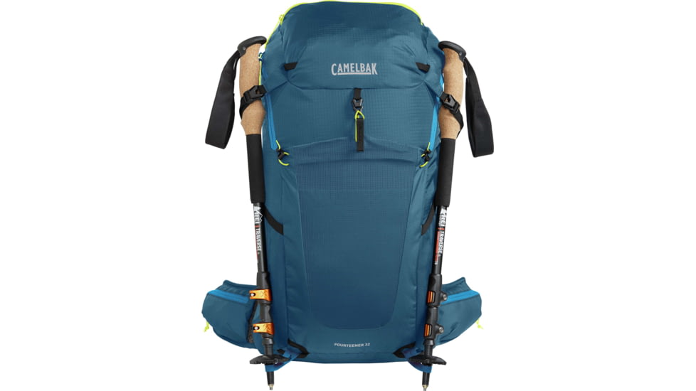 CamelBak Fourteener 32 Hydration Pack, Gibraltar Navy/Summer Lime, One Size, 2812401000
