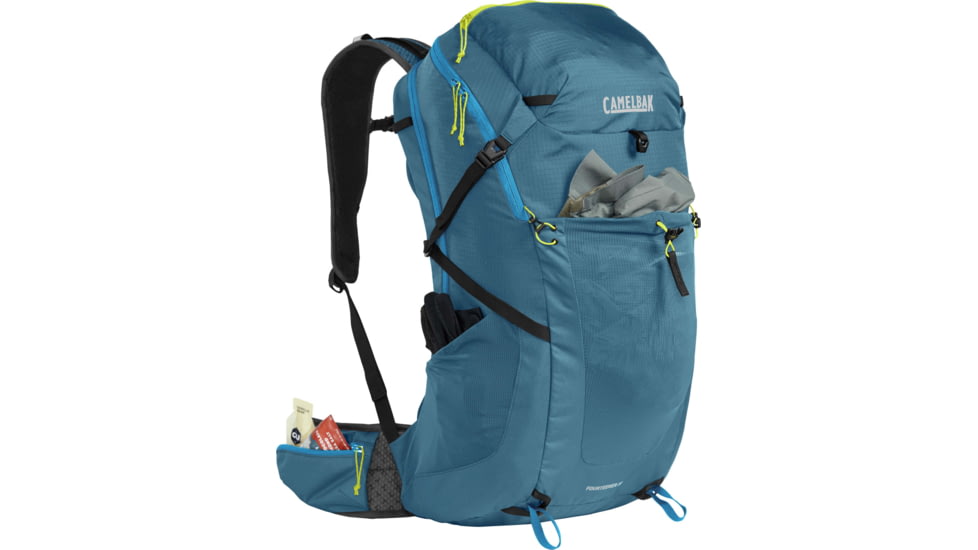 CamelBak Fourteener 32 Hydration Pack, Gibraltar Navy/Summer Lime, One Size, 2812401000