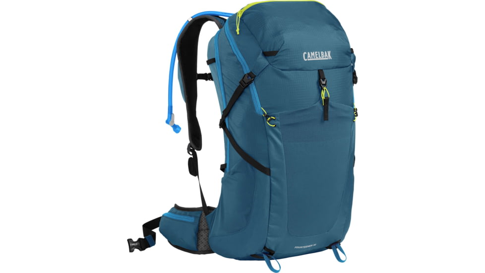 CamelBak Fourteener 32 Hydration Pack, Gibraltar Navy/Summer Lime, One Size, 2812401000