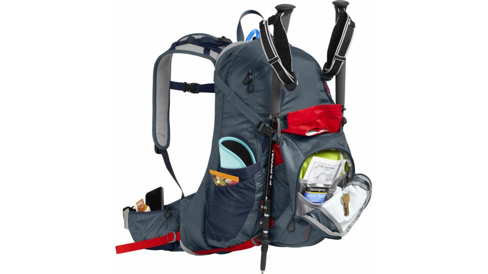 CamelBak Franconia LR 24 Hydration Backpack, Dark Slate/Fiery Red
