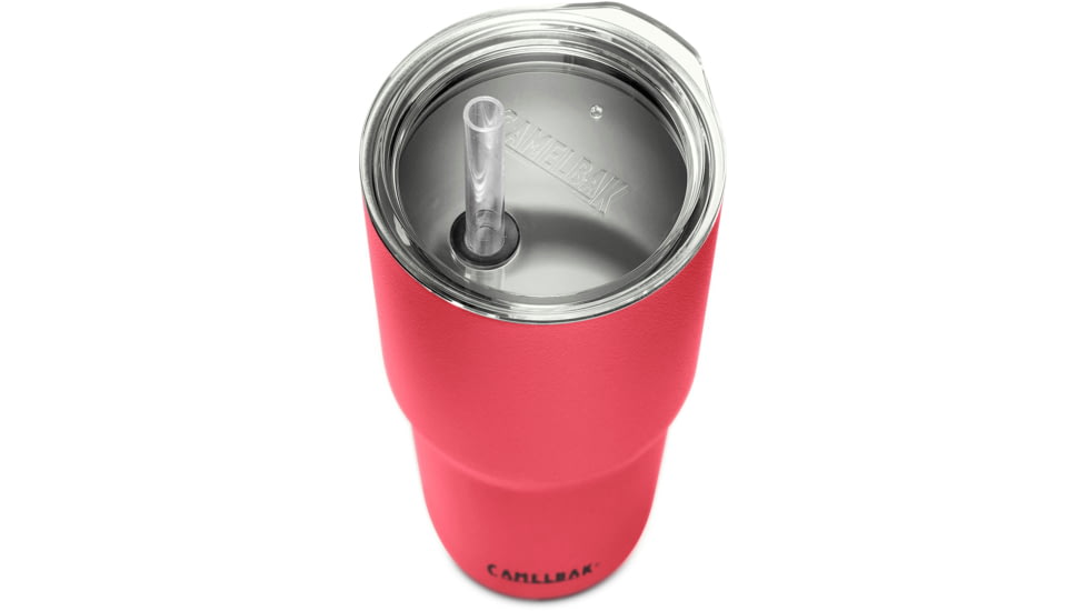 CamelBak Horizon Straw Insulated Stainless Steel Tumbler, Wild Strawberry, 30oz, 2748602085
