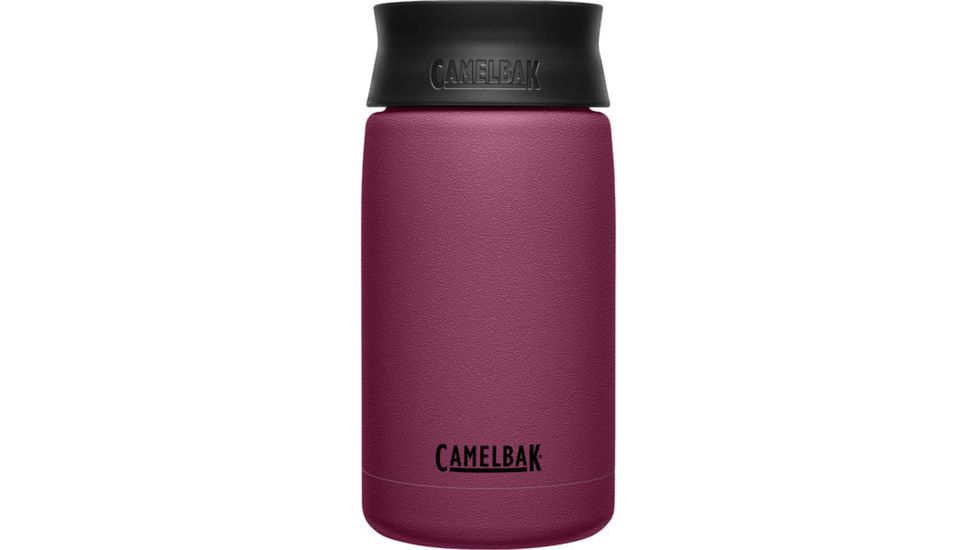 CamelBak Hot Cap Travel Mug, Insulated Stainless Steel, 12 oz, Plum, 12oz, 1893503040