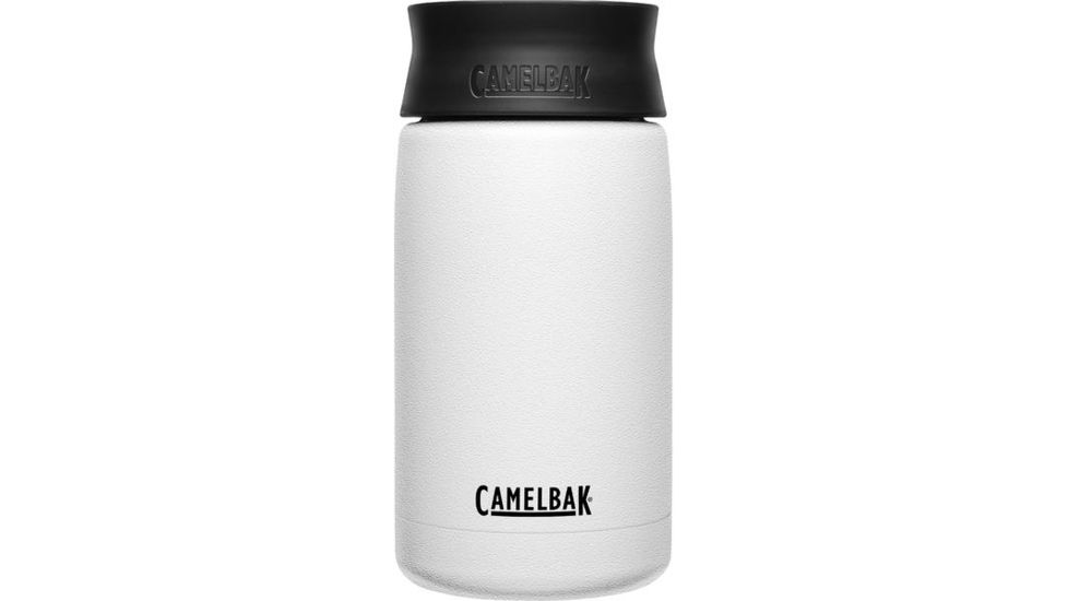 CamelBak Hot Cap Travel Mug, Insulated Stainless Steel, 12 oz, White, 12oz, 1893102040
