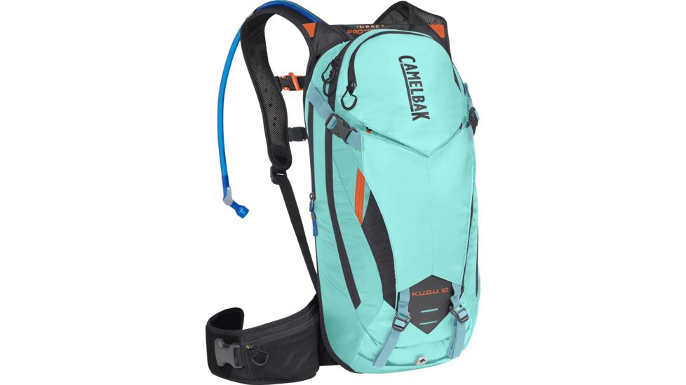 CamelBak Kudu Protector Backpack 10, Lake Blue/Laser Orange, Medium/Large, 1474402083