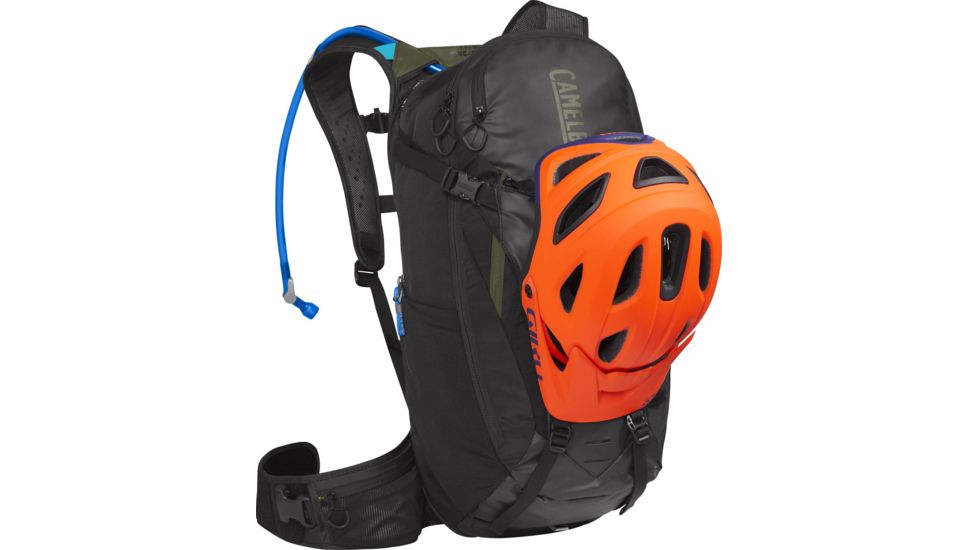 CamelBak Kudu Protector Backpack 20, Black/Burnt Olive, Small/Medium, 1473002082