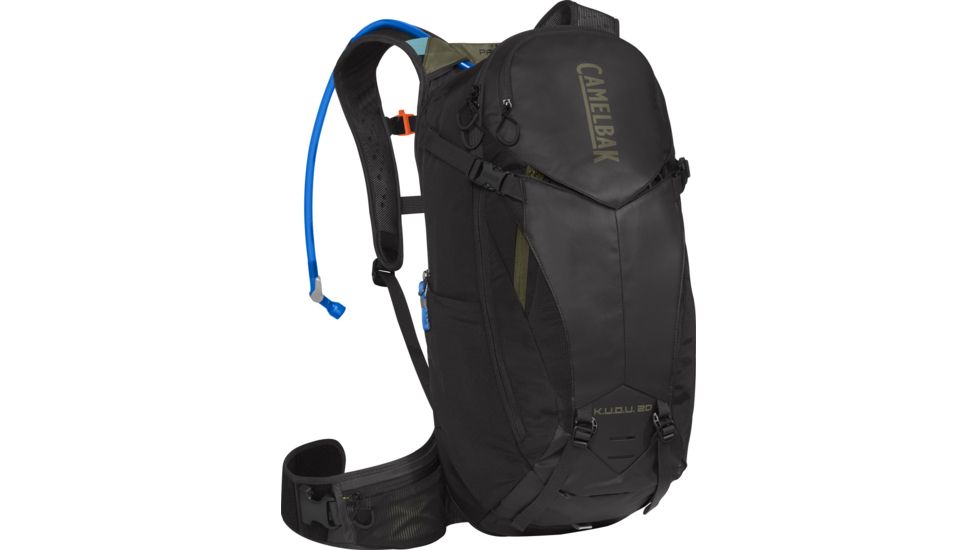 CamelBak Kudu Protector Backpack 20, Black/Burnt Olive, Small/Medium, 1473002082