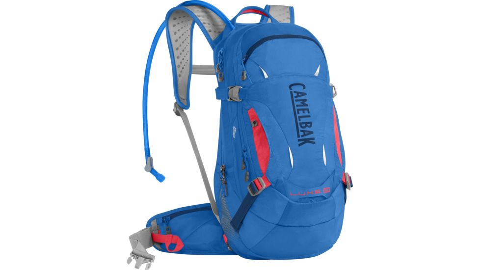 CamelBak Luxe LR Backpack 14 Womens, Carve Blue/Fiery Coral, One Size, 1113401000