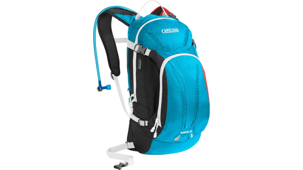 CamelBak M.U.L.E. Hydration Pack-Charcoal/Atomic Blue