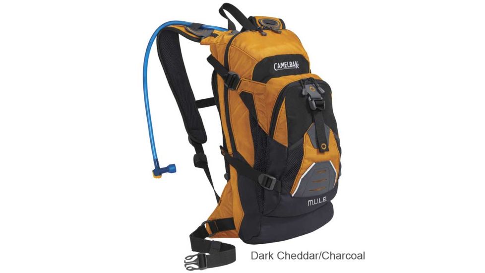 CamelBak M.U.L.E. Hydration Pack-Russet Orange/Charcoal