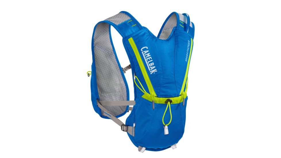 CamelBak Marathoner Running Vest-Electric Blue/Lime Punch-Regular
