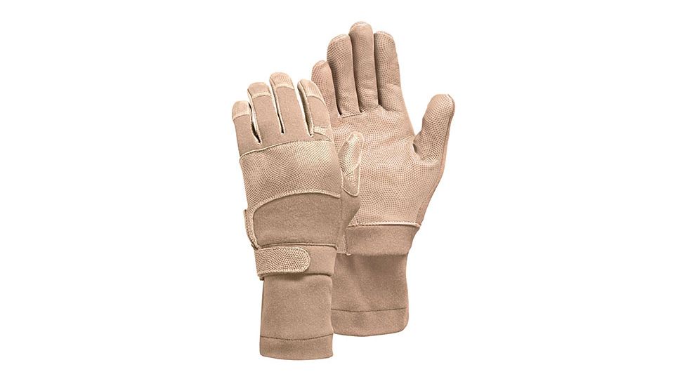 CamelBak Max Grip NT Flight Gloves w/ Sleeve,Tan, Small MX04-08-DFAR-SS