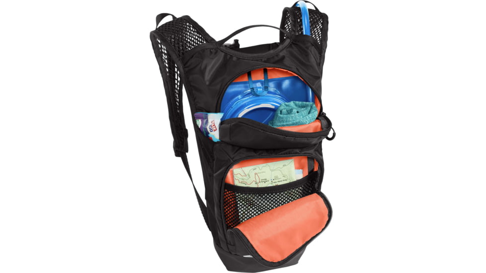 CamelBak Mini Mule Hydration Pack, Black/Flames, One Size, 2814002000